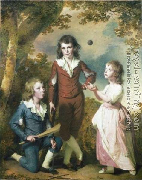 Joseph Wright Of Derby : The Children of Hugh and Sarah Wood of Swanwick Derbyshire